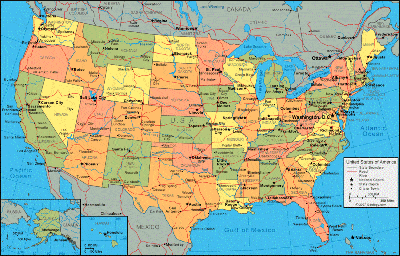 400 x 300 US Map